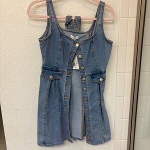 Forever 21 Light Blue Denim Kids Dress
